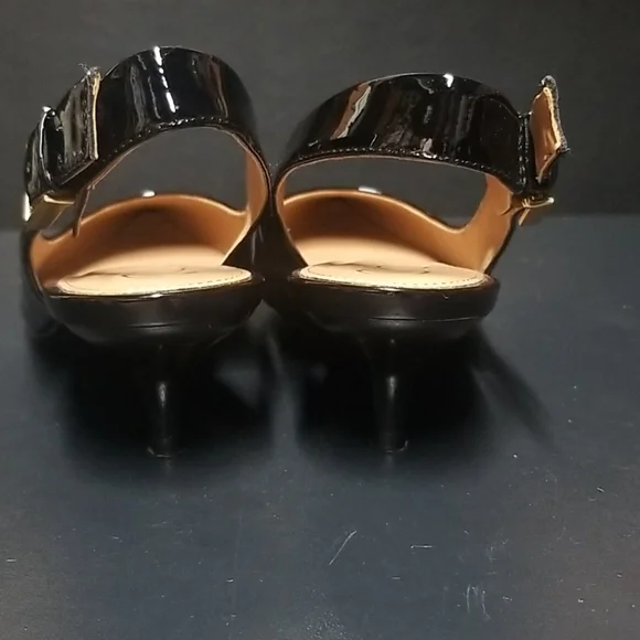 Calvin Klein Luka Patent Slingback Kitten Heel - Picture 2 of 10